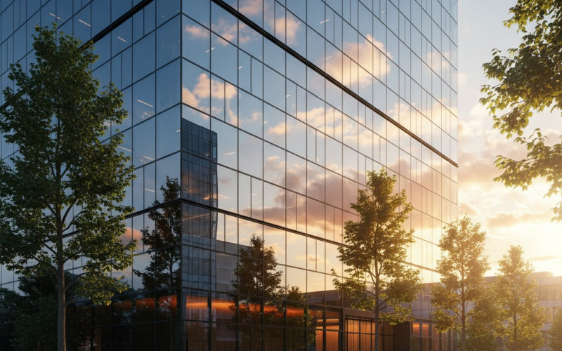 Golden Hour Corporate: Glass Tower